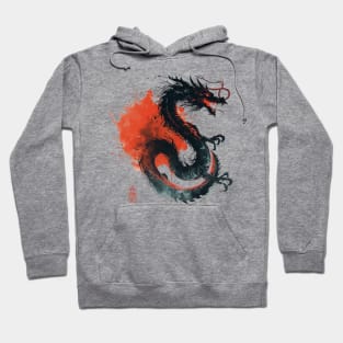 japanese dragon Hoodie